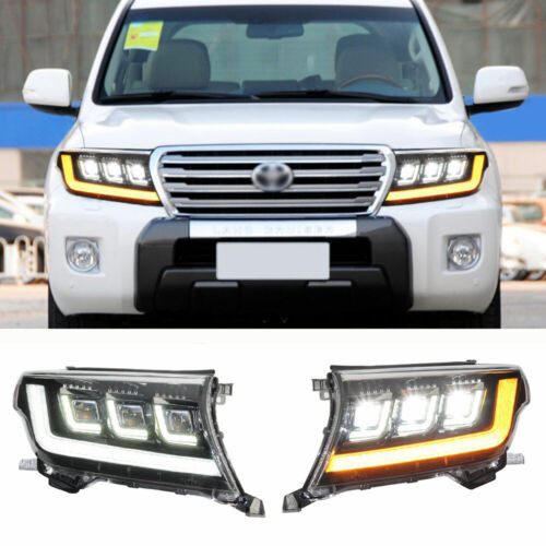 oyota Land Cruiser 2008-2015 LED Headlights LED DRL Dynamic Turn Signal