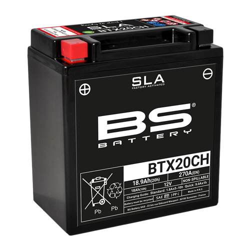 BS BTX20CH SLA  12V 18.9Ah battery