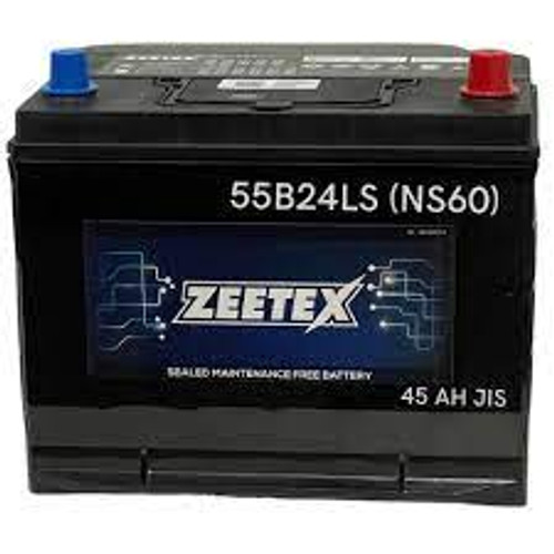 Zeetex - 55B24LS (NS60) 12V JIS 45AH Car Battery-UAE
