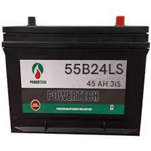 Powertech - 55B24LS (NS60) 12V 45 AH JIS Car Battery-UAE