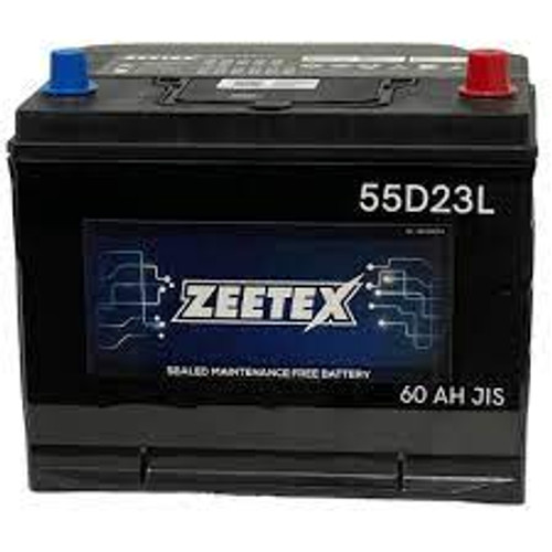 BATTERY ZEETEX 55D23L (60AH) SMF -UAE