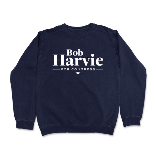 Bob Harvie (Navy Crewneck Sweater)