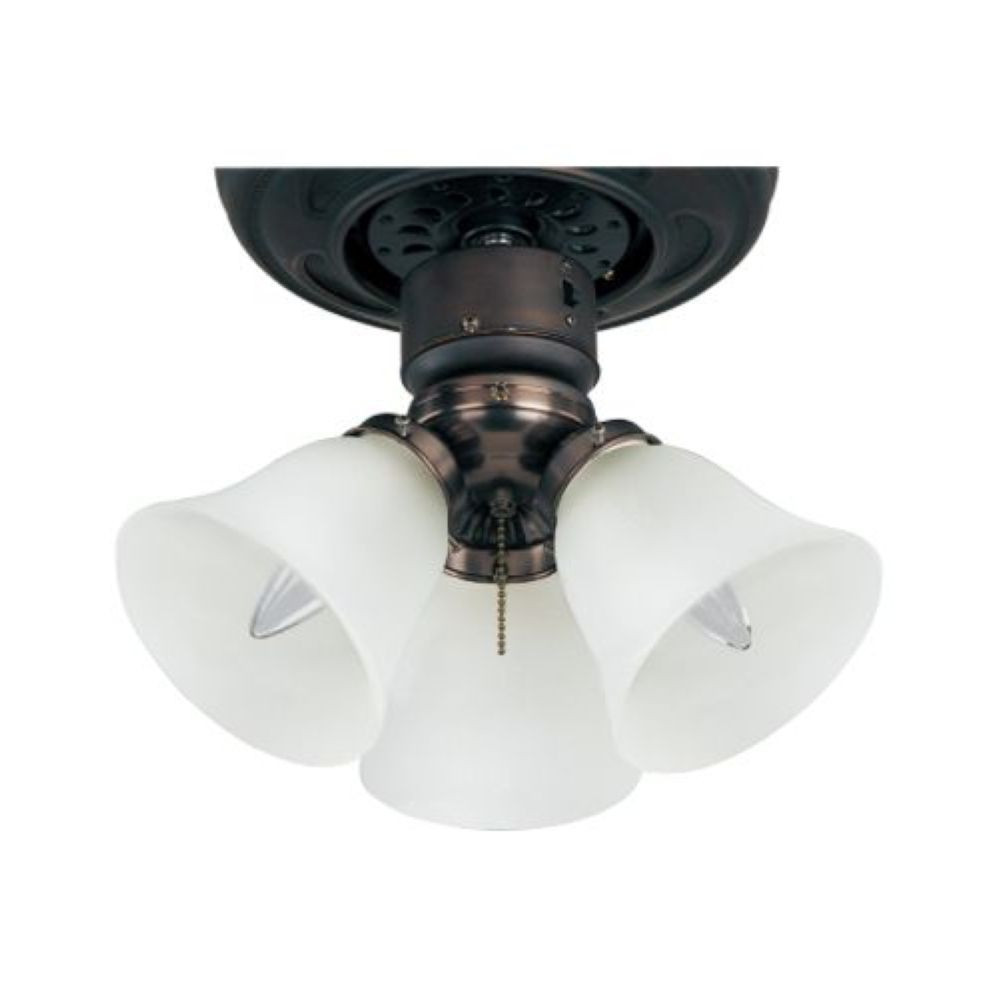 Basic Max Three Light Ceiling Fan Light Kit with Wattage Limiter