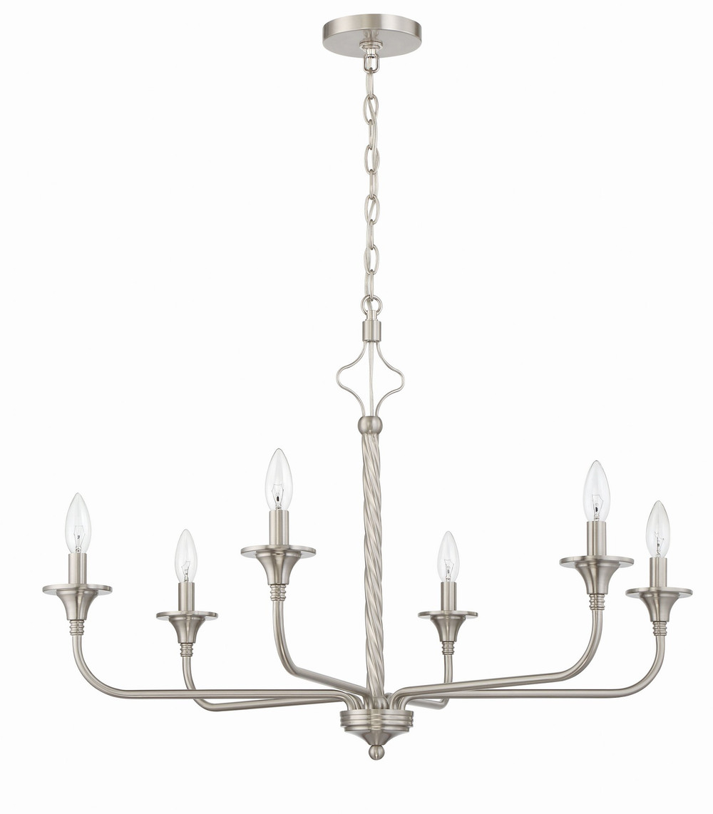 Jolenne 6 Light Large Chandelier by Craftmade - 57026