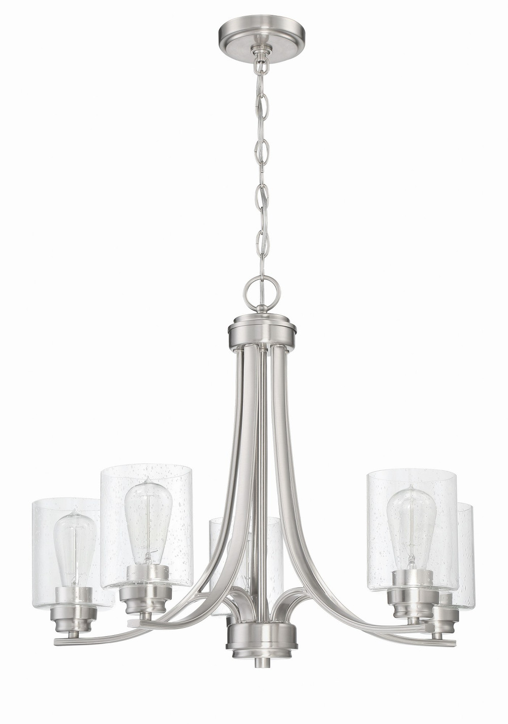 Beacon Parc - Five Light Chandelier in Transitional Style - 24 inches wide by 20.5 inches high - 139-BEL-3827595