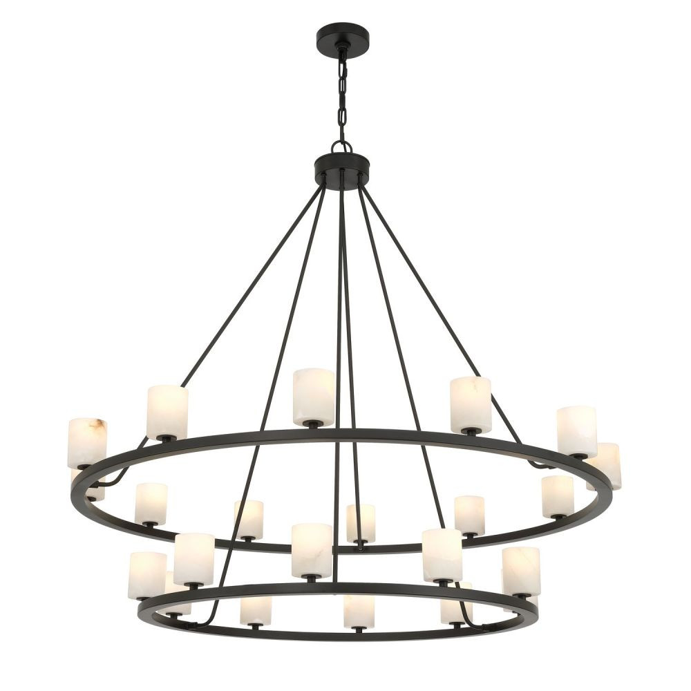 Aragon 3.5W 22 LED Chandelier 41.75 Inch and 46.75 Inch Wide by Crystorama - ARA-10268-ST