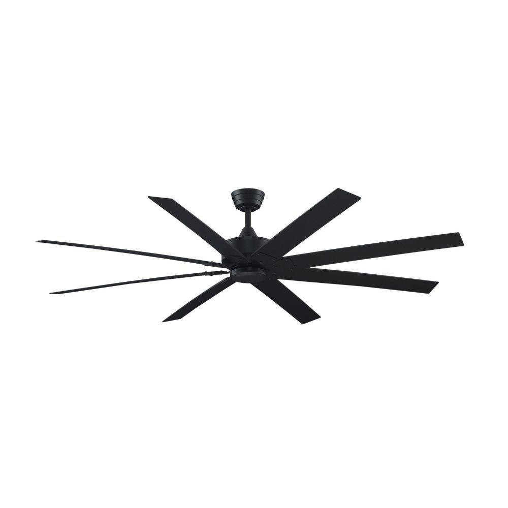 Levon Custom 8 Blade Ceiling Fan with Light Kit 72 Inch Wide by