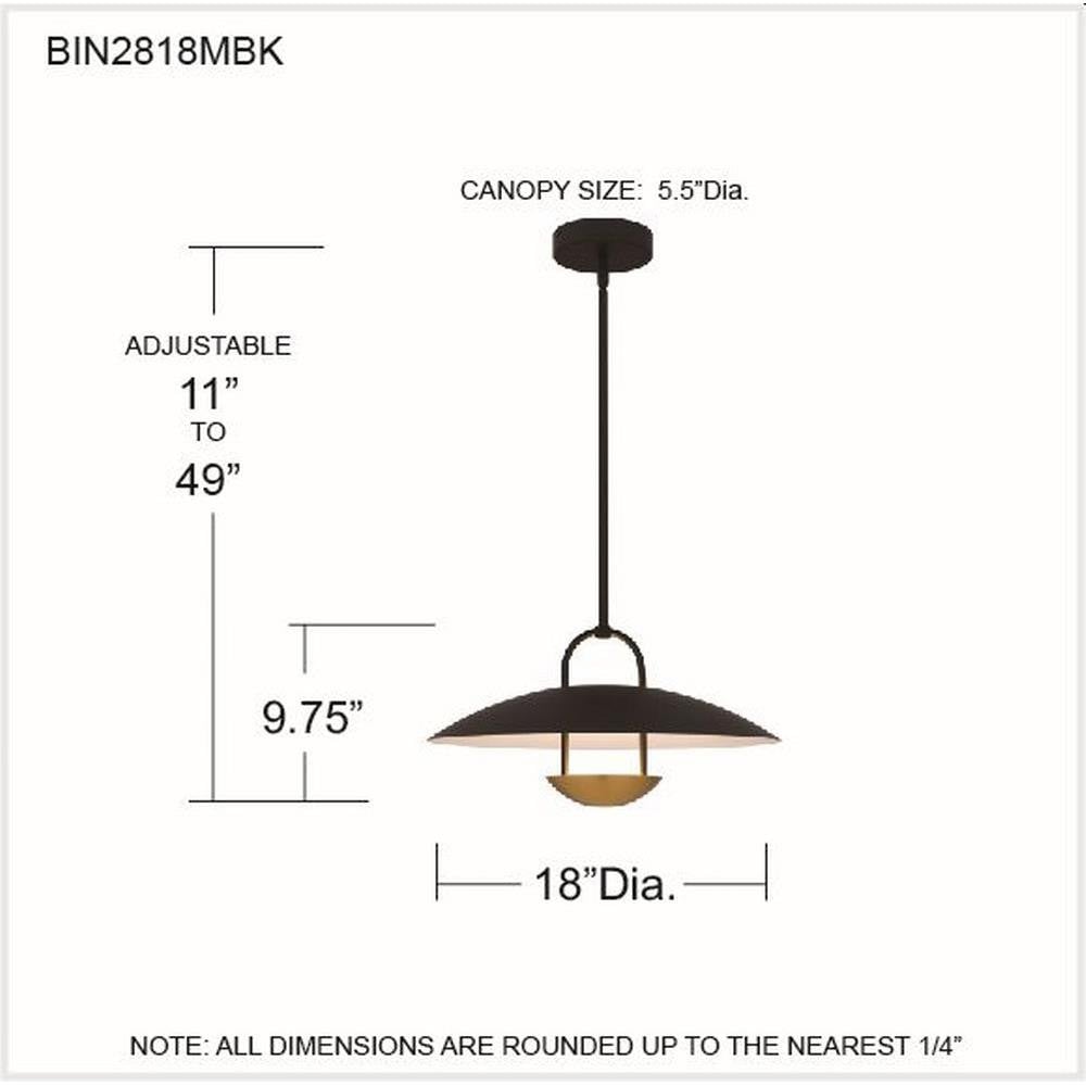 BIN2818MBK | dimension