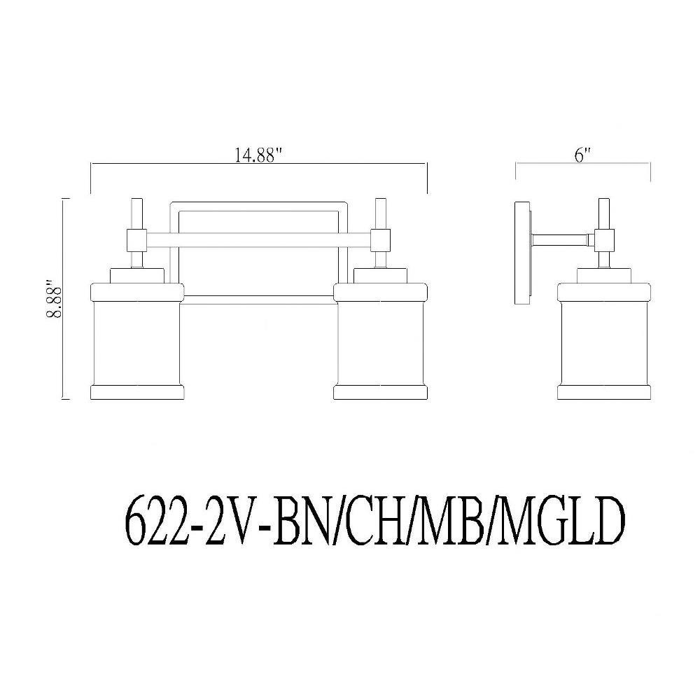 622-2V-MB | dimension