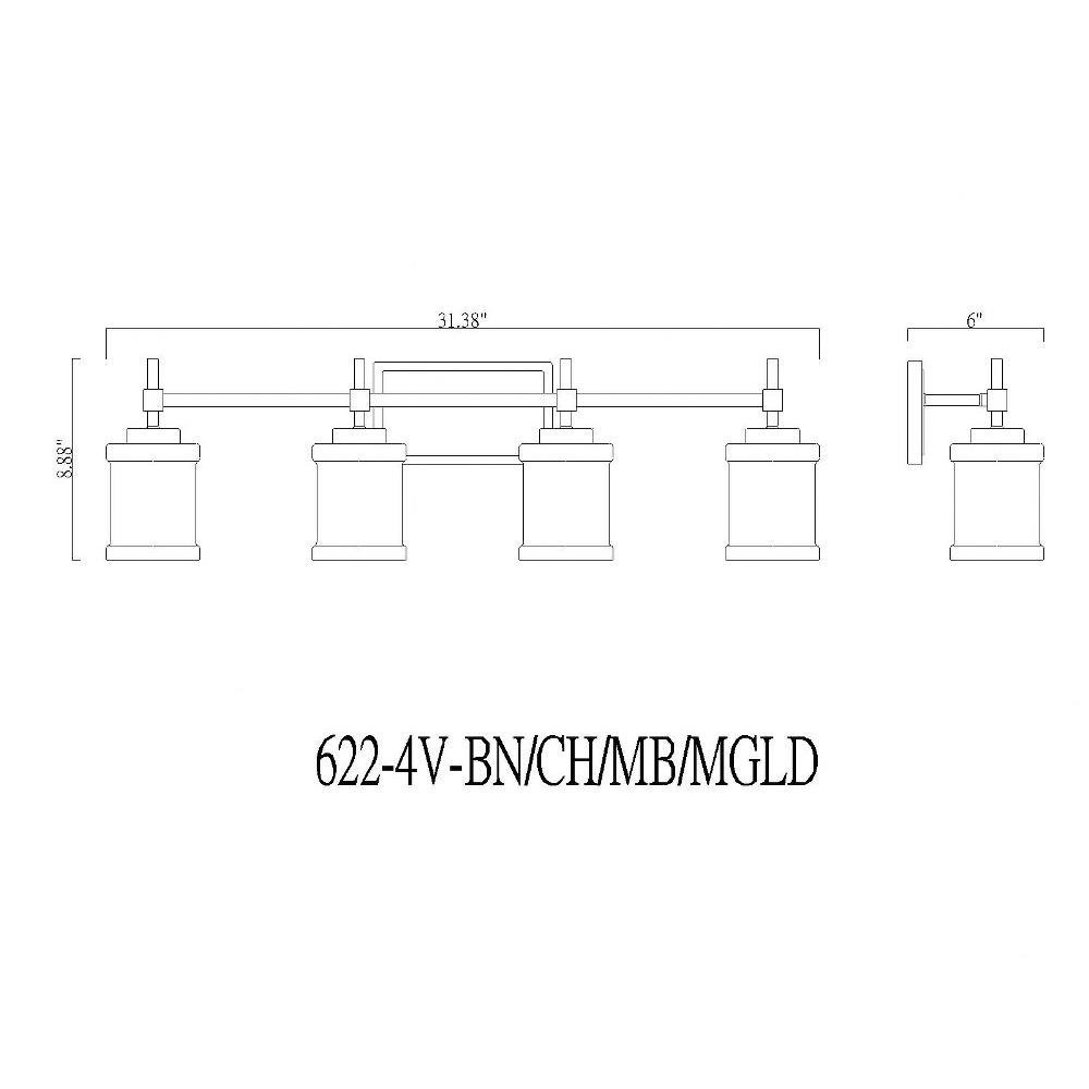 622-4V-CH | dimension