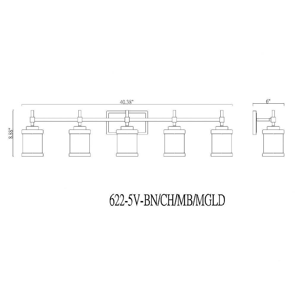 622-5V-BN | dimension