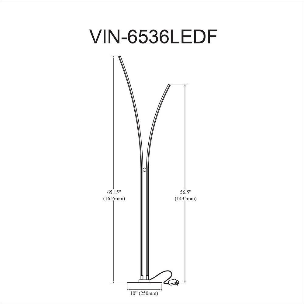 vin-6536ledf-mb | dimension