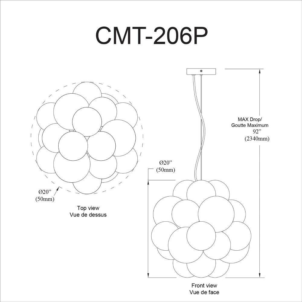 CMT-206P-CLR-MB | dimension