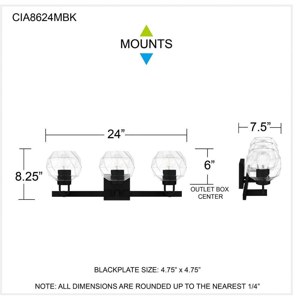 CIA8624MBK | dimension