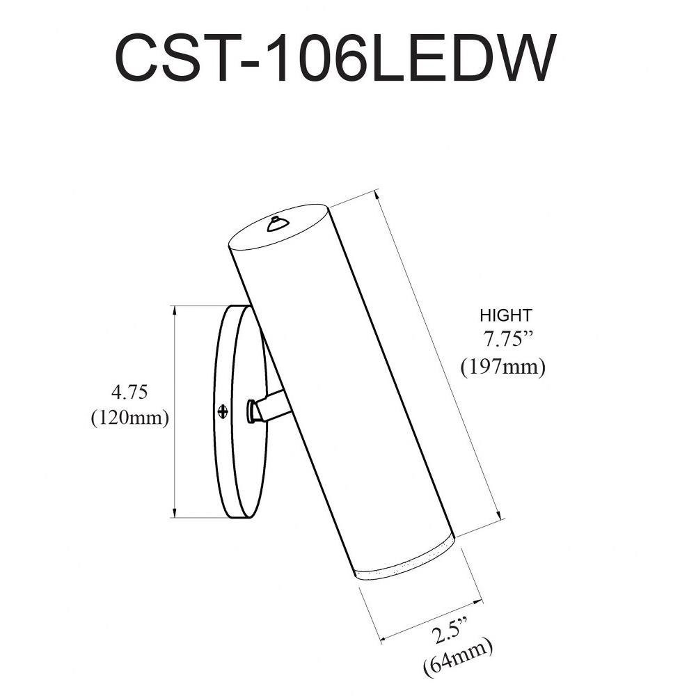 CST-106LEDW-AGB | dimension