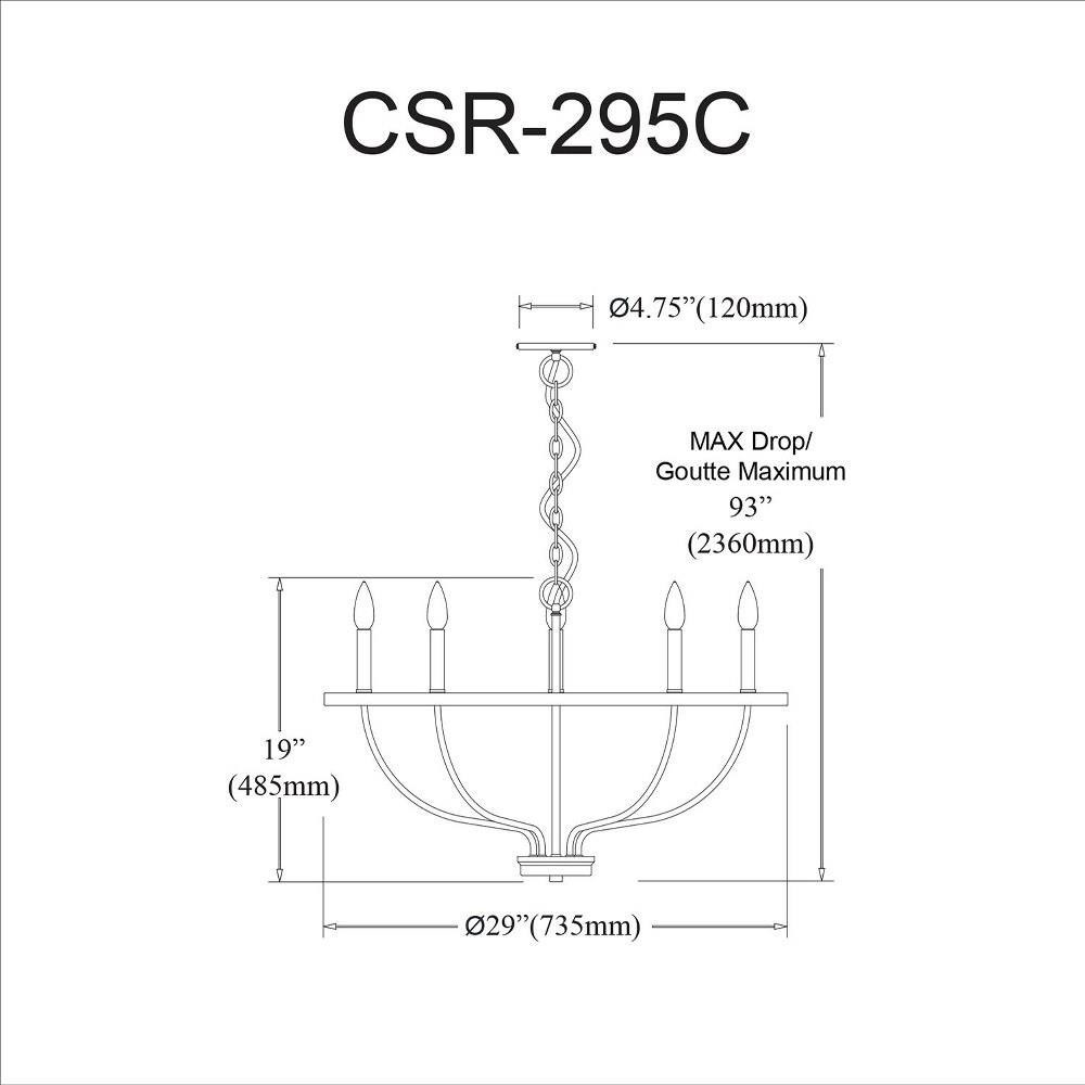 CSR-295C-MB | dimension