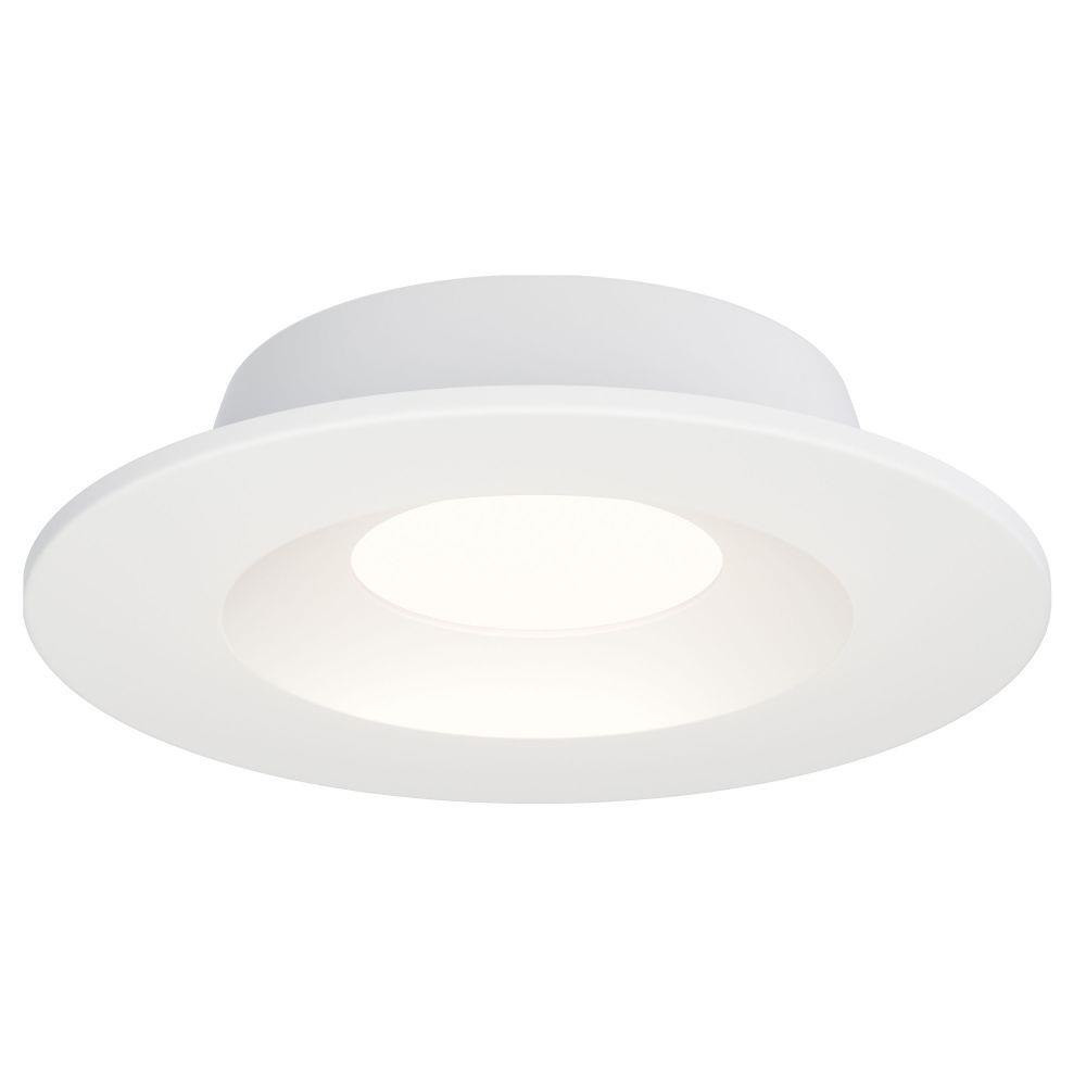 Crisp 12W 1 LED Round Recessed Downlight 4.5 Inches Wide by Maxim