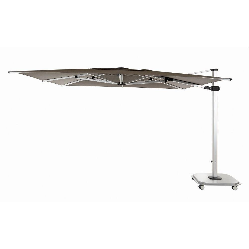 10 x 14 Foot Aluminum Crank Lift Rectangle Cantilever Umbrella by
