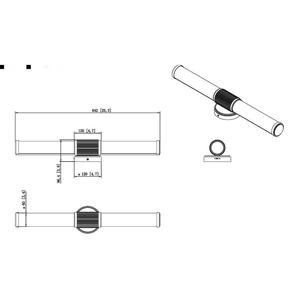1021-25W-MGLD-LED | dimension
