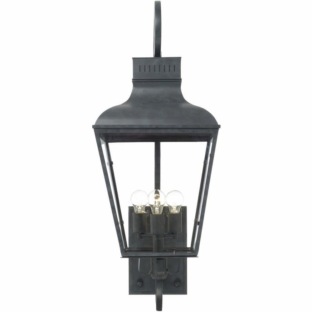 Dumont 3 Light Candle Style Wall Lantern 32 Inch Tall by