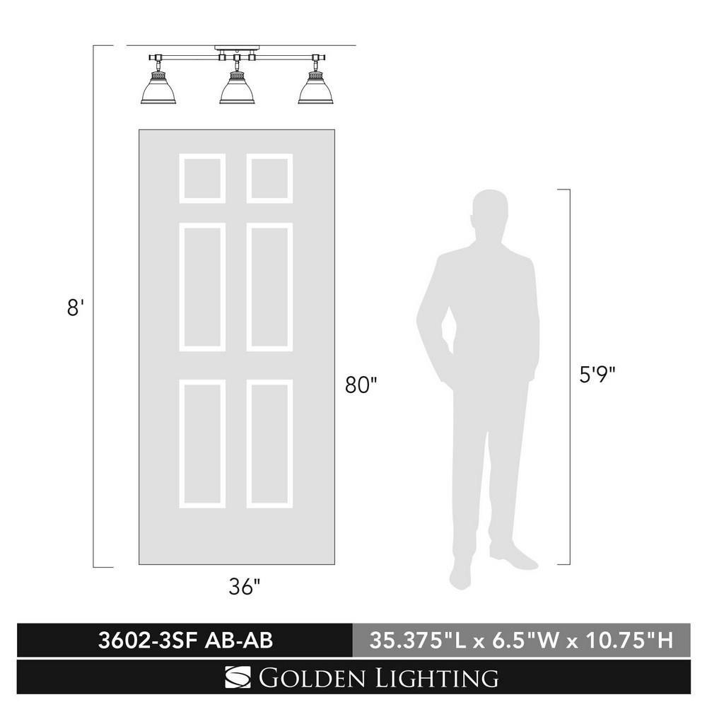 3602-3SF BLK-BLK | dimension