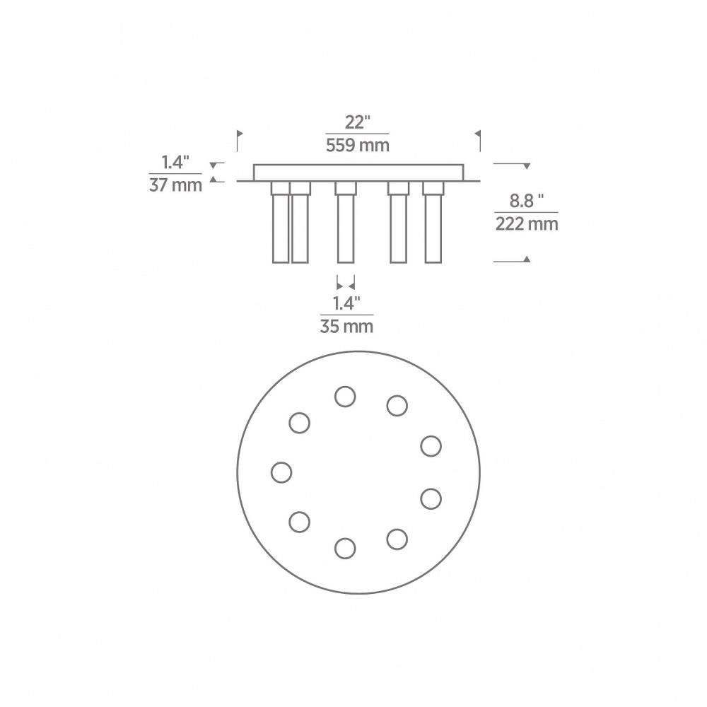 700FMKLA22NB-LED927 | dimension