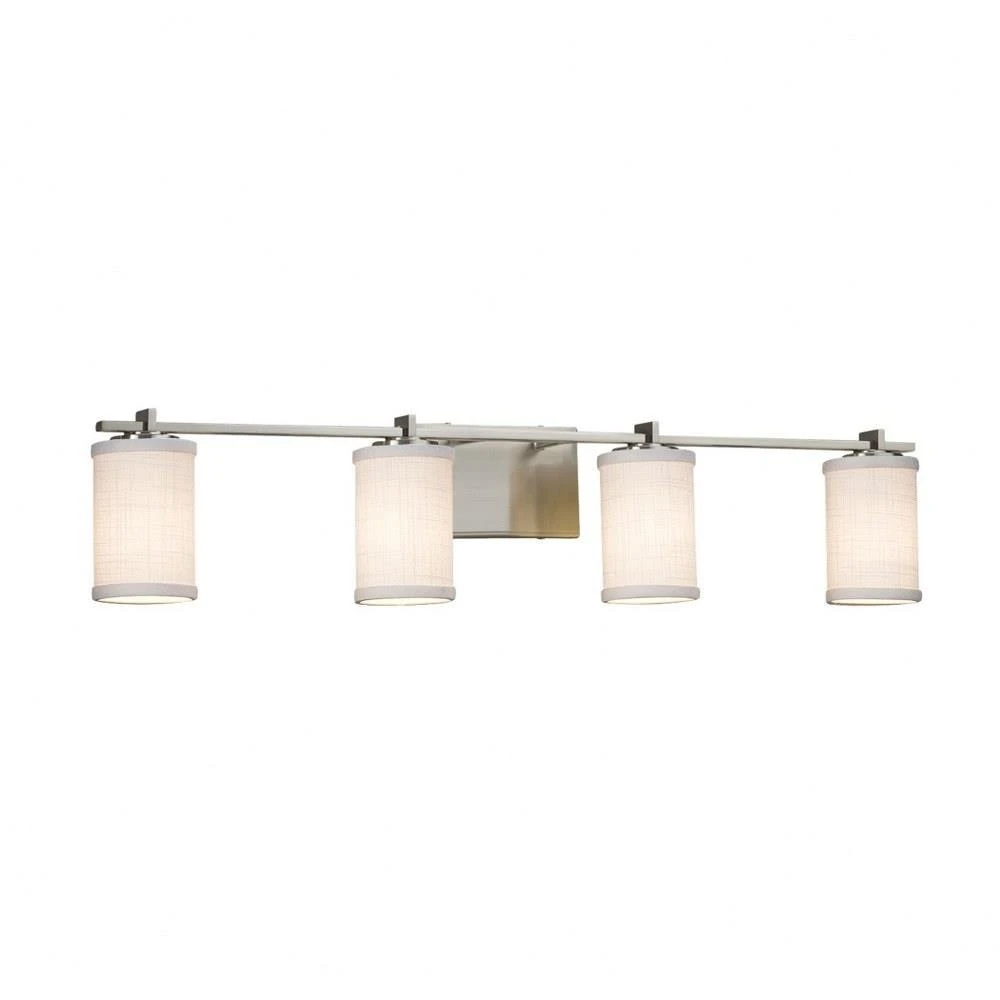 FAB-8444-10-WHTE-NCKL-LED4-2800 | 