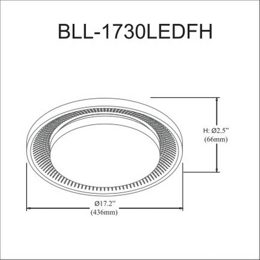 bll-1730ledfh-mb | dimension
