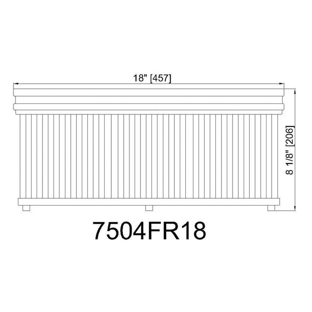 7504FR18-MGLD | dimension