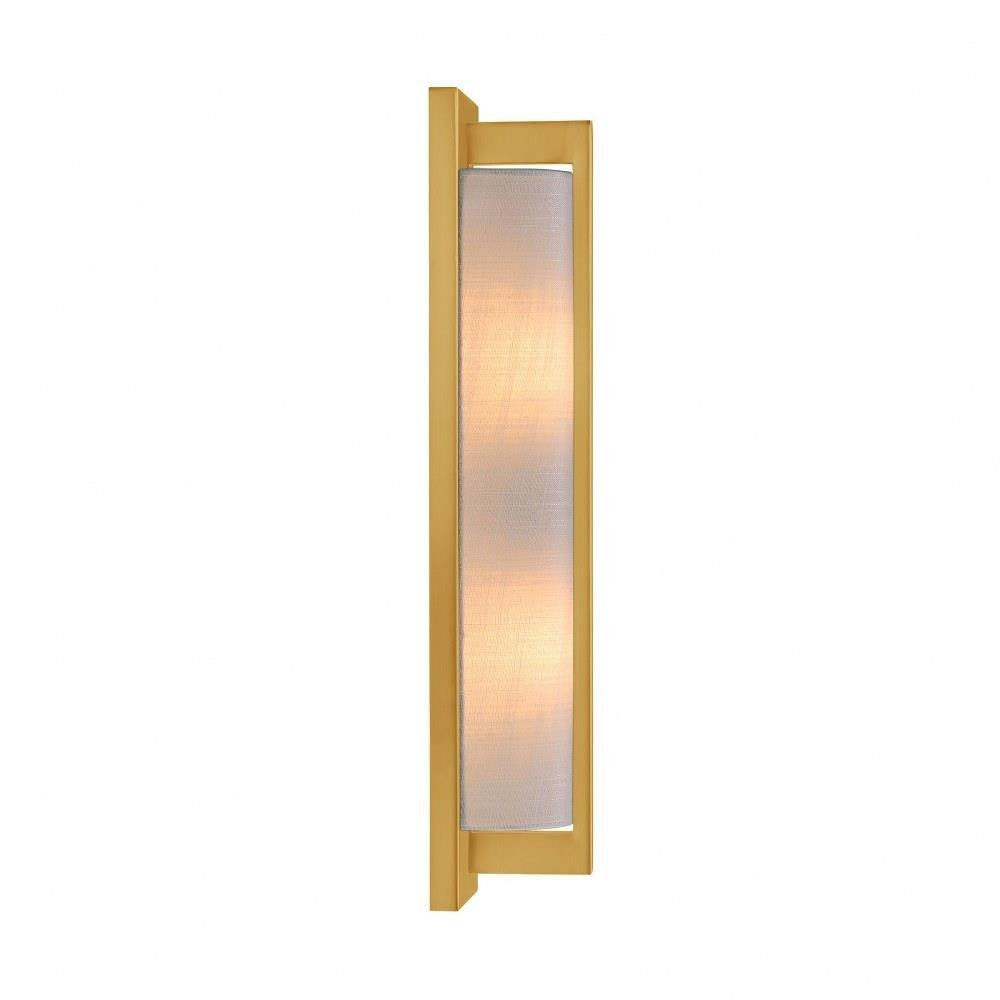 ヤマギワ　ヴィンテージ ビーチ材×真鍮色　2灯 スイングアーム Carver 2 Light Wall Sconce by Savoy House - 9-8257-2