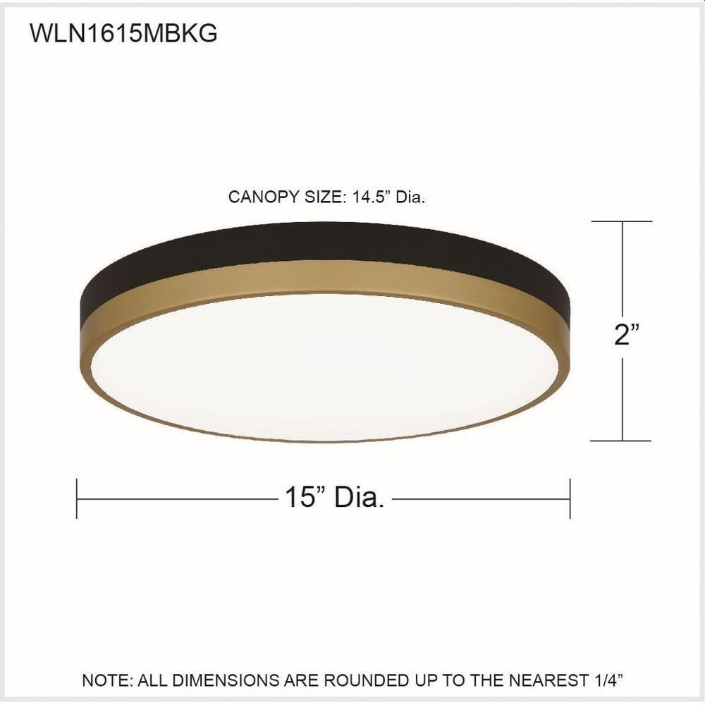 WLN1615MBKG | dimension