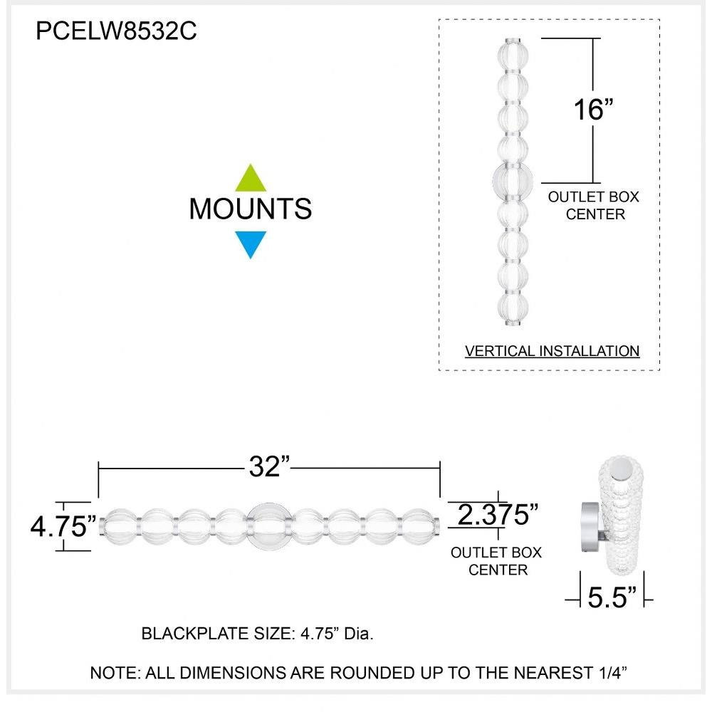 PCELW8532C | dimension