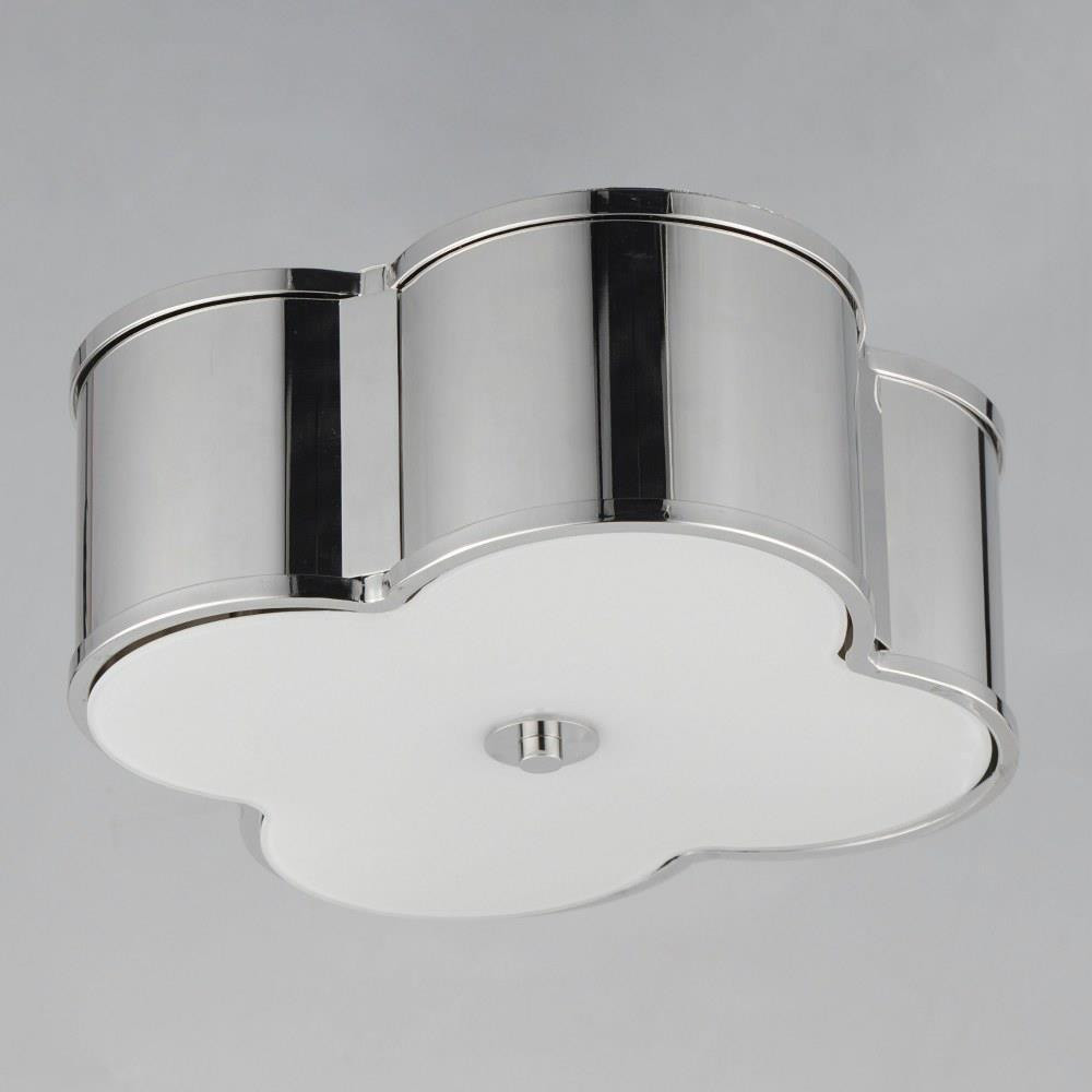 Clover 2 Light 14 Inch Wide Flush Mount by Maxim - 12247WT