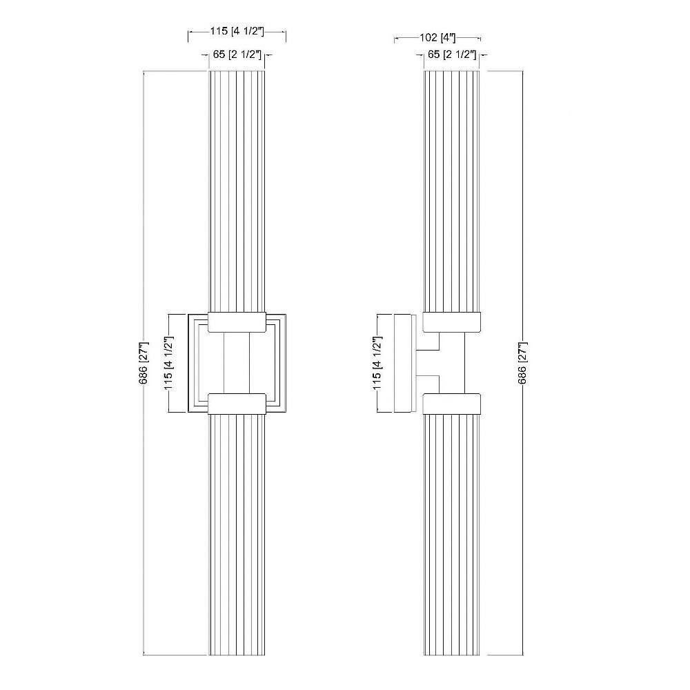 740-2W-BN | dimension