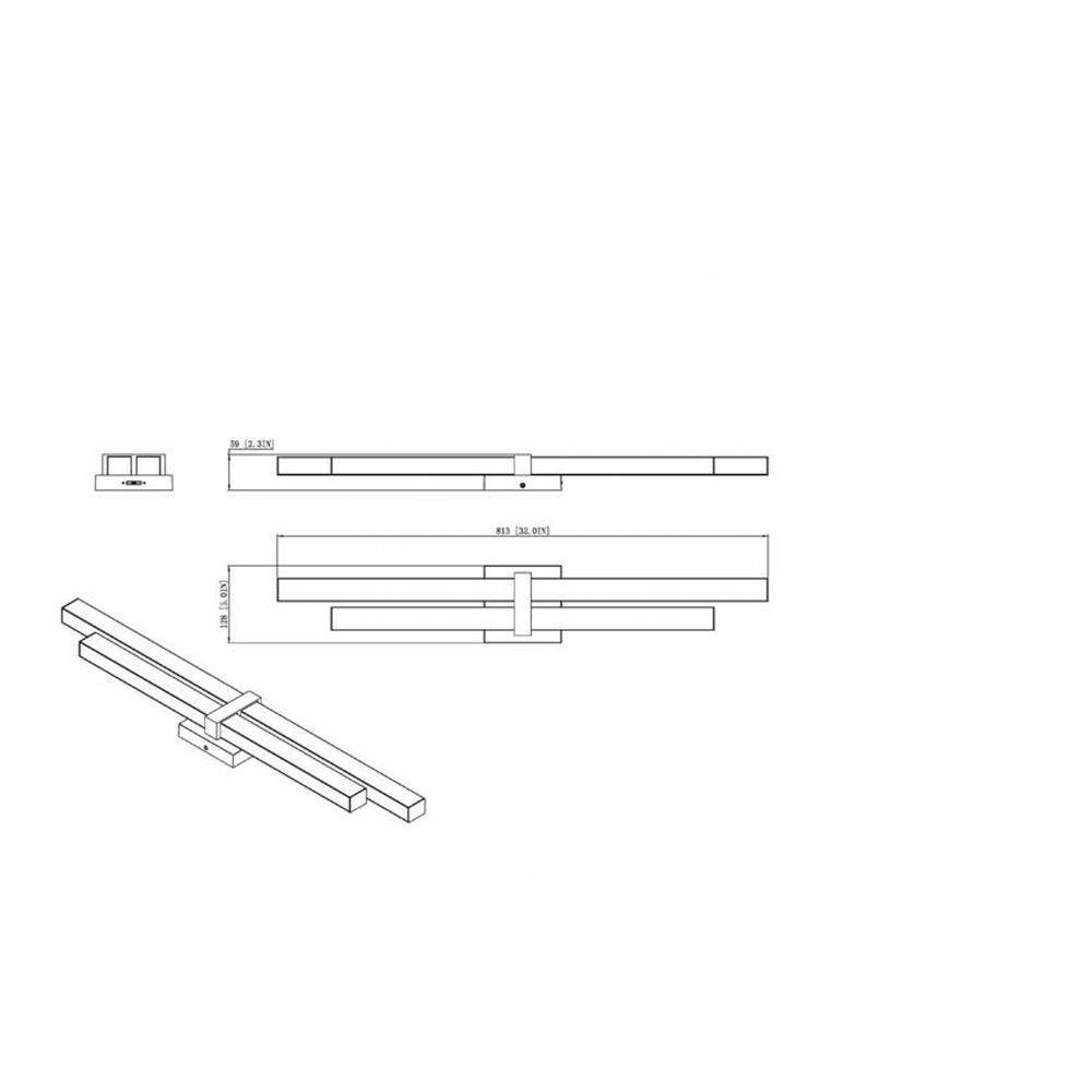 1008-32W-CH-LED | dimension