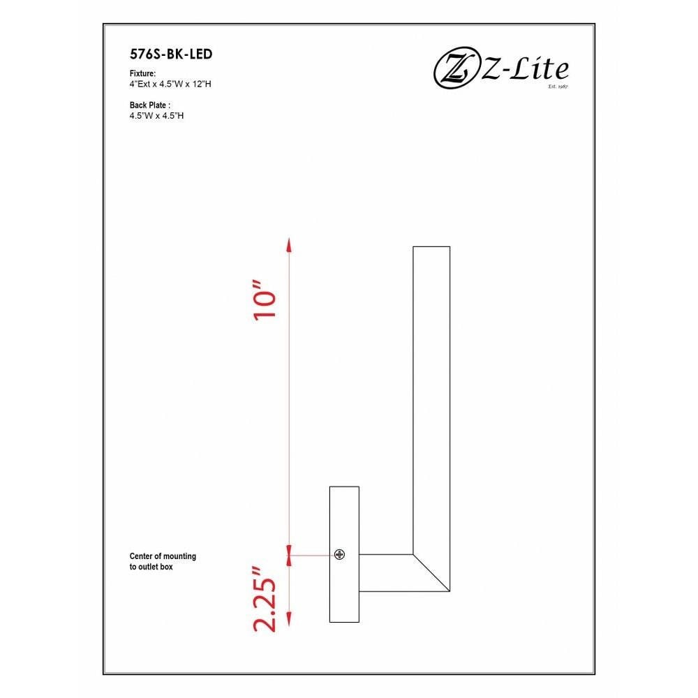 576S-BK-LED | dimension