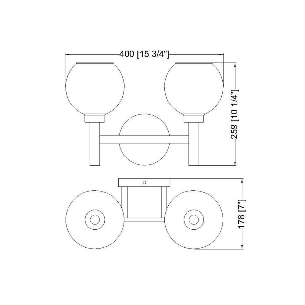 7502-2V-BG | dimension