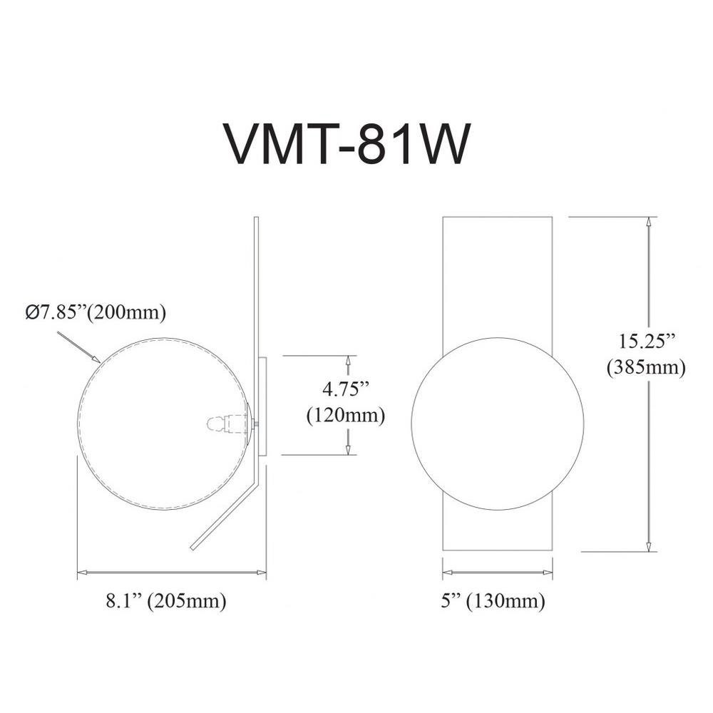 vmt-81w-agb | dimension