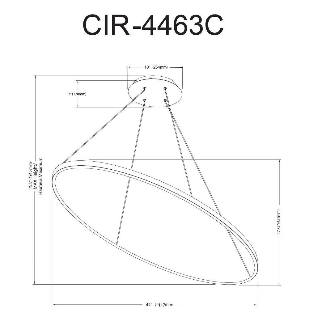 CIR-4463C-AGB | dimension