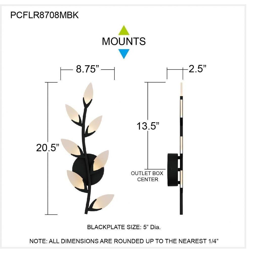 PCFLR8708MBK | dimension