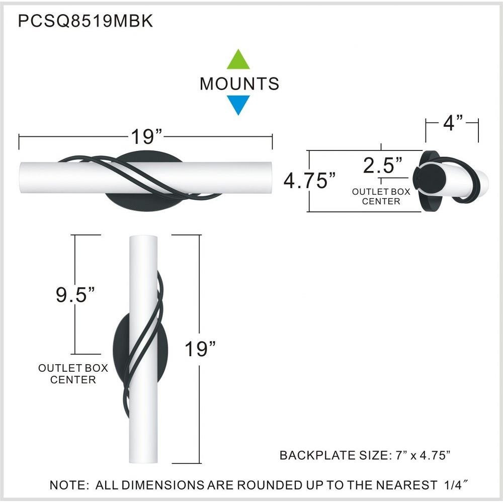 PCSQ8519MBK | dimension