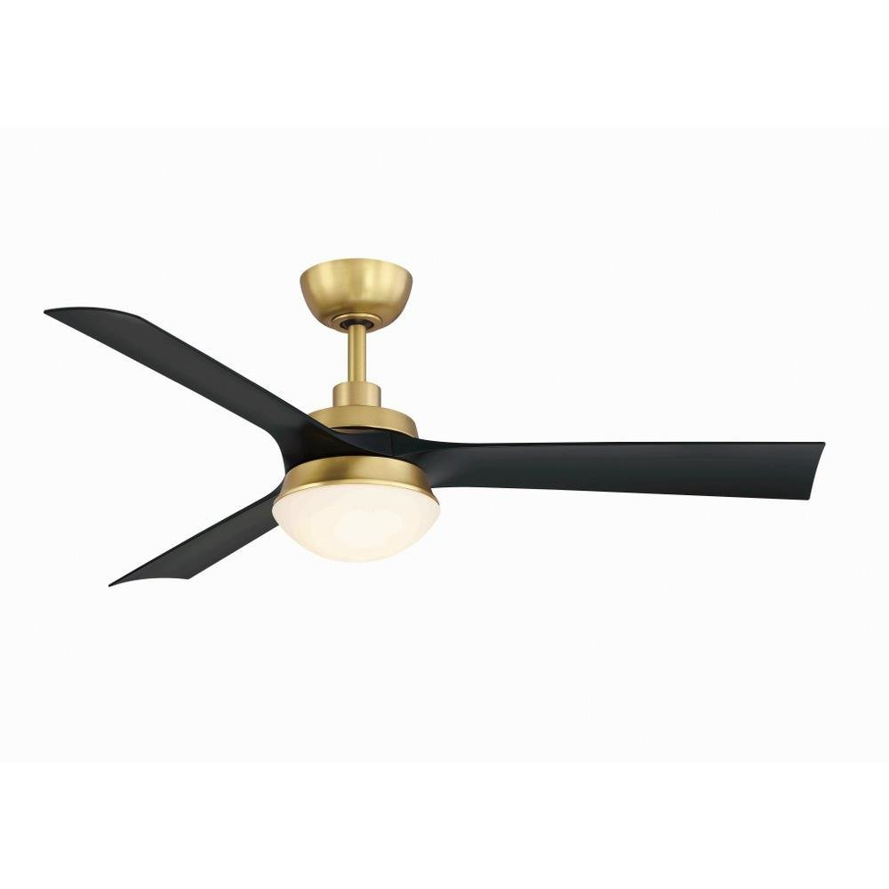 Barlow 3 Blade Ceiling Fan with Light Kit 52 Inch Wide by