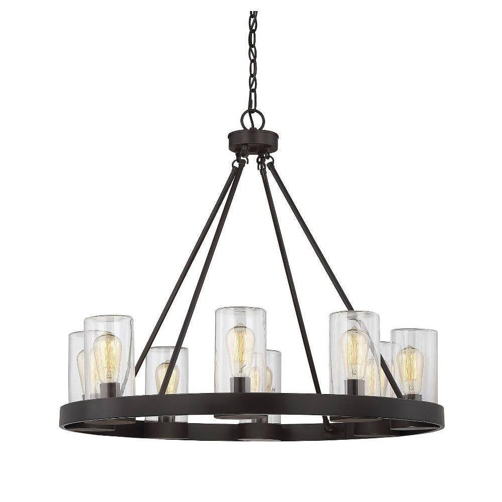 Inman 8 Light Oversized Outdoor Chandelier by Savoy House - 1-1130