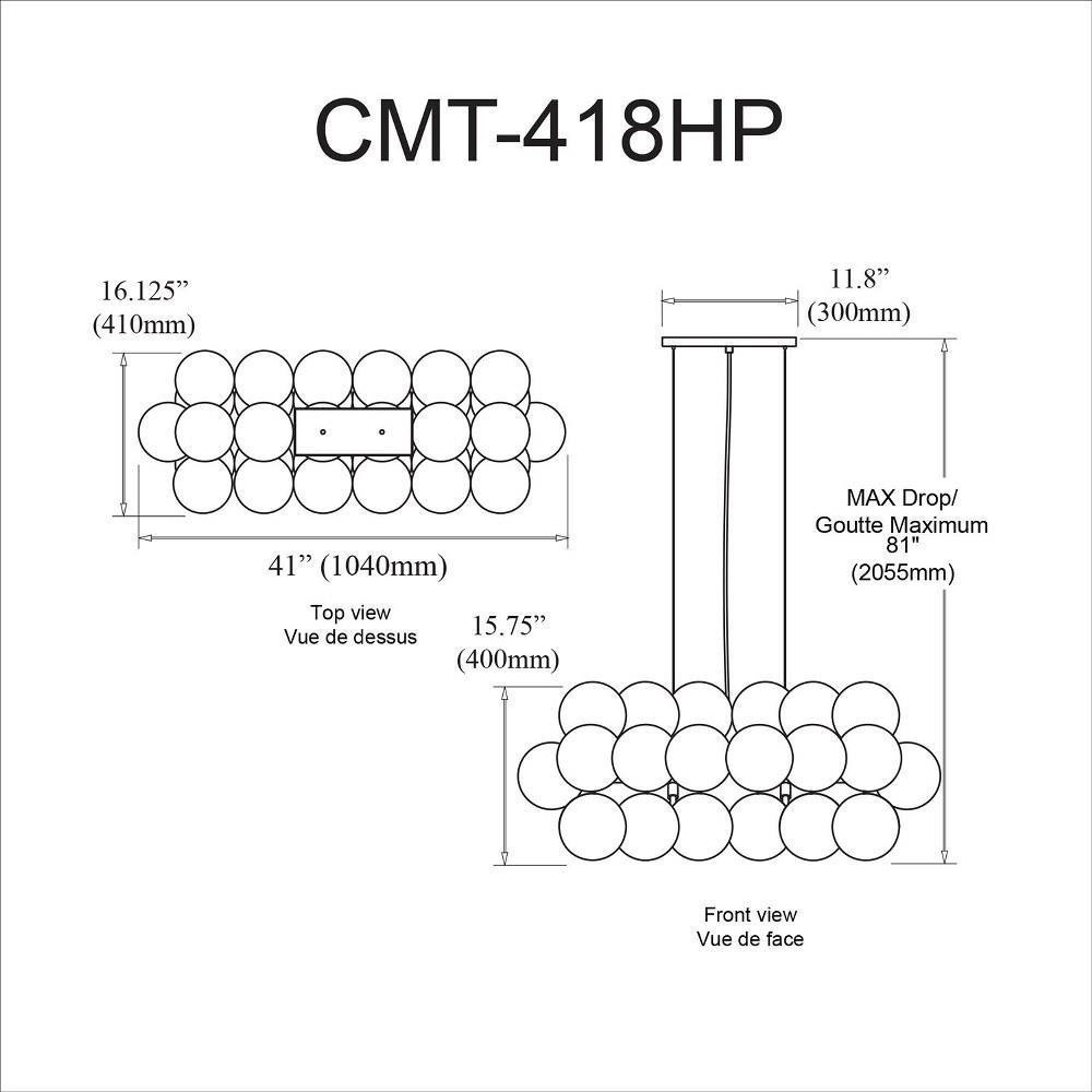 cmt-418hp-sm-pc | dimension