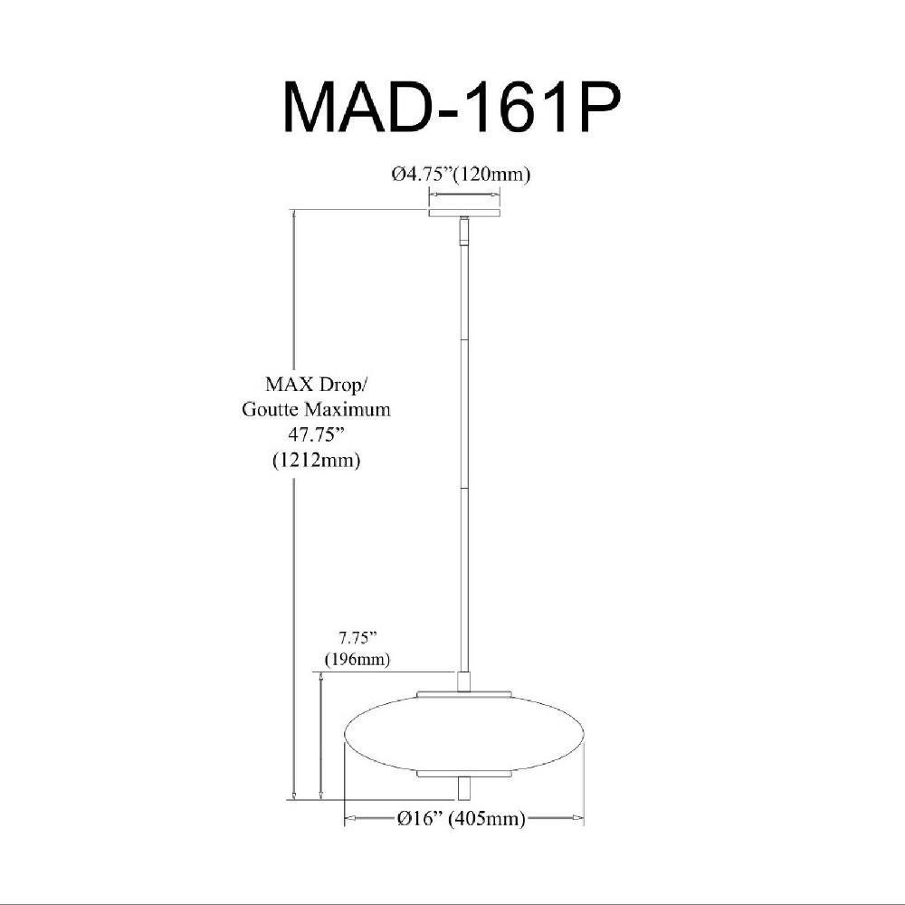 MAD-161P-PC | dimension