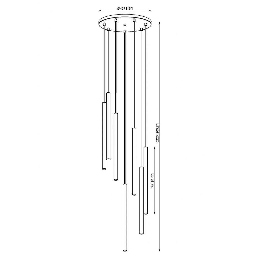 919MP24-7R-MB-LED | dimension
