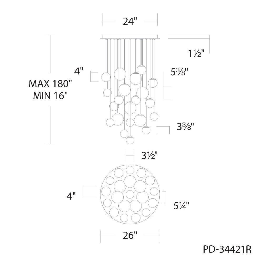 PD-34421R-BK | dimension
