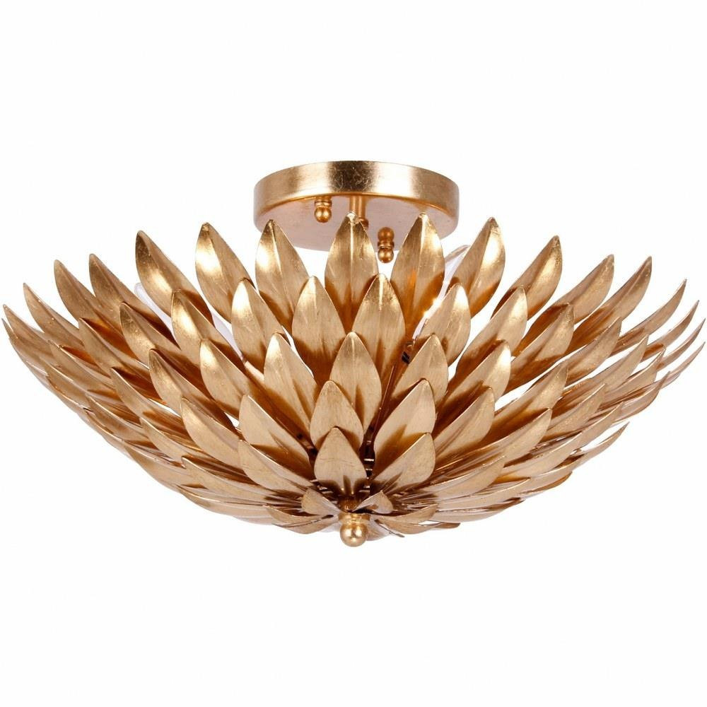 ひろみん様おまとめ4点Hollywood サーモセット＆リボリブローチA412 Broche 4 Light 16 Inch Wide Flush Mount by Crystorama - 505