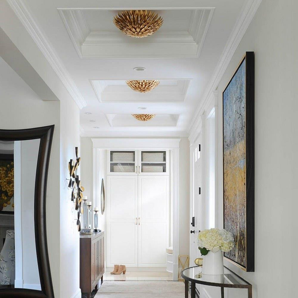 ひろみん様おまとめ4点Hollywood サーモセット＆リボリブローチA412 Broche 4 Light 16 Inch Wide Flush Mount by Crystorama - 505