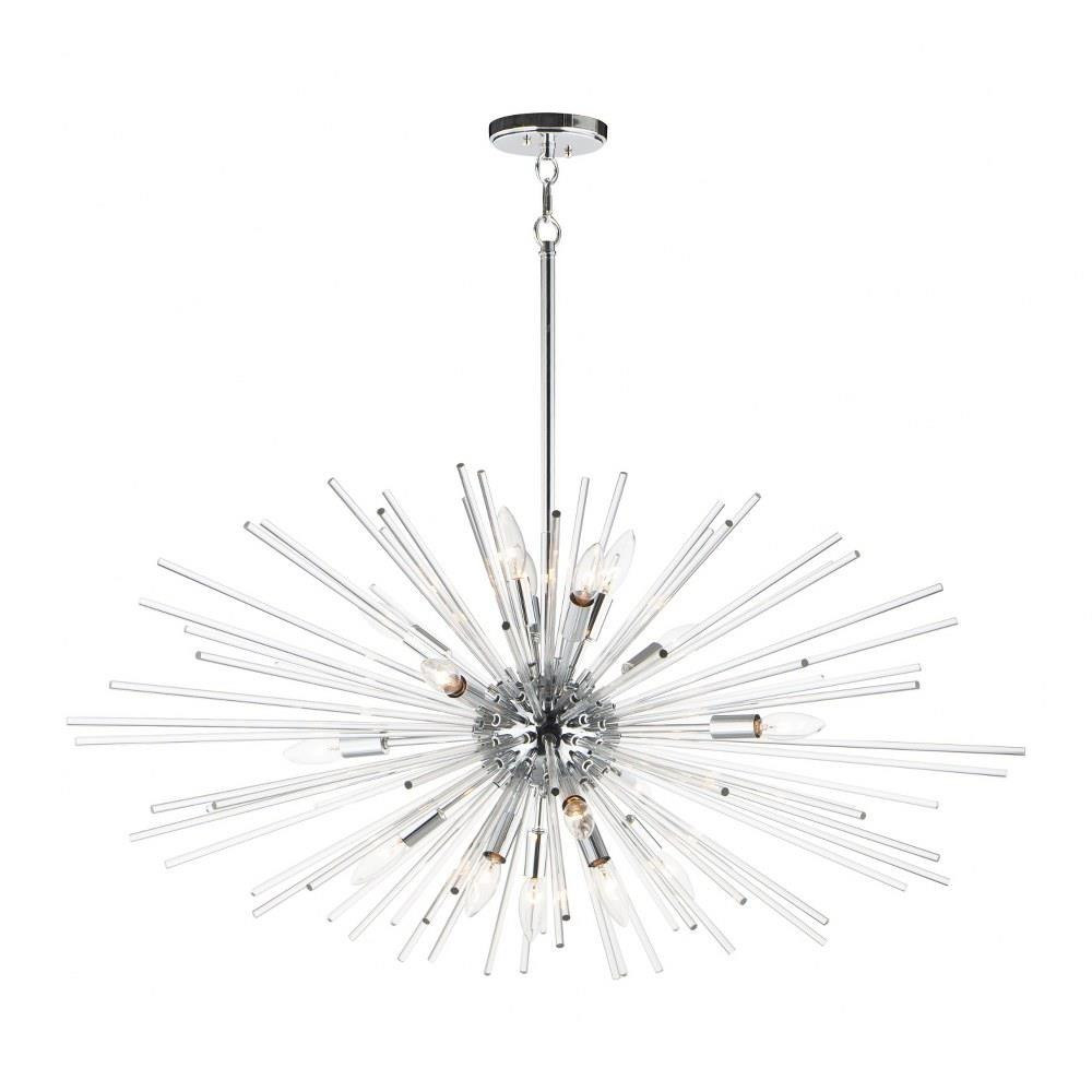 BOOX Max Lumi 難あり　ジャンク Polaris 16 Light Oversized Pendant 40 Inch Wide by Maxim - 28668CL